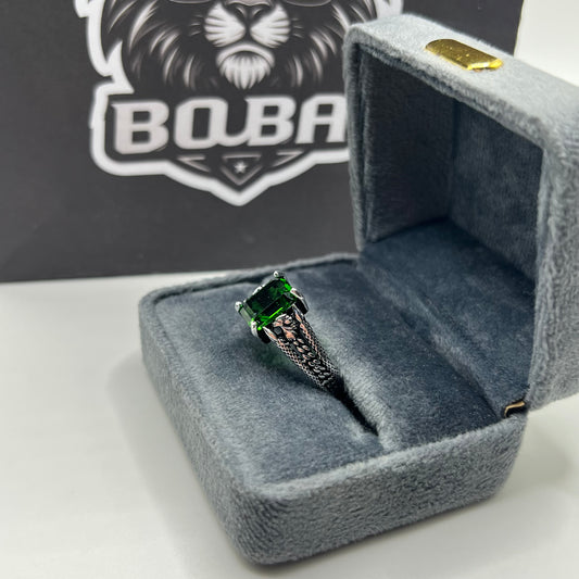 Bague eagle green