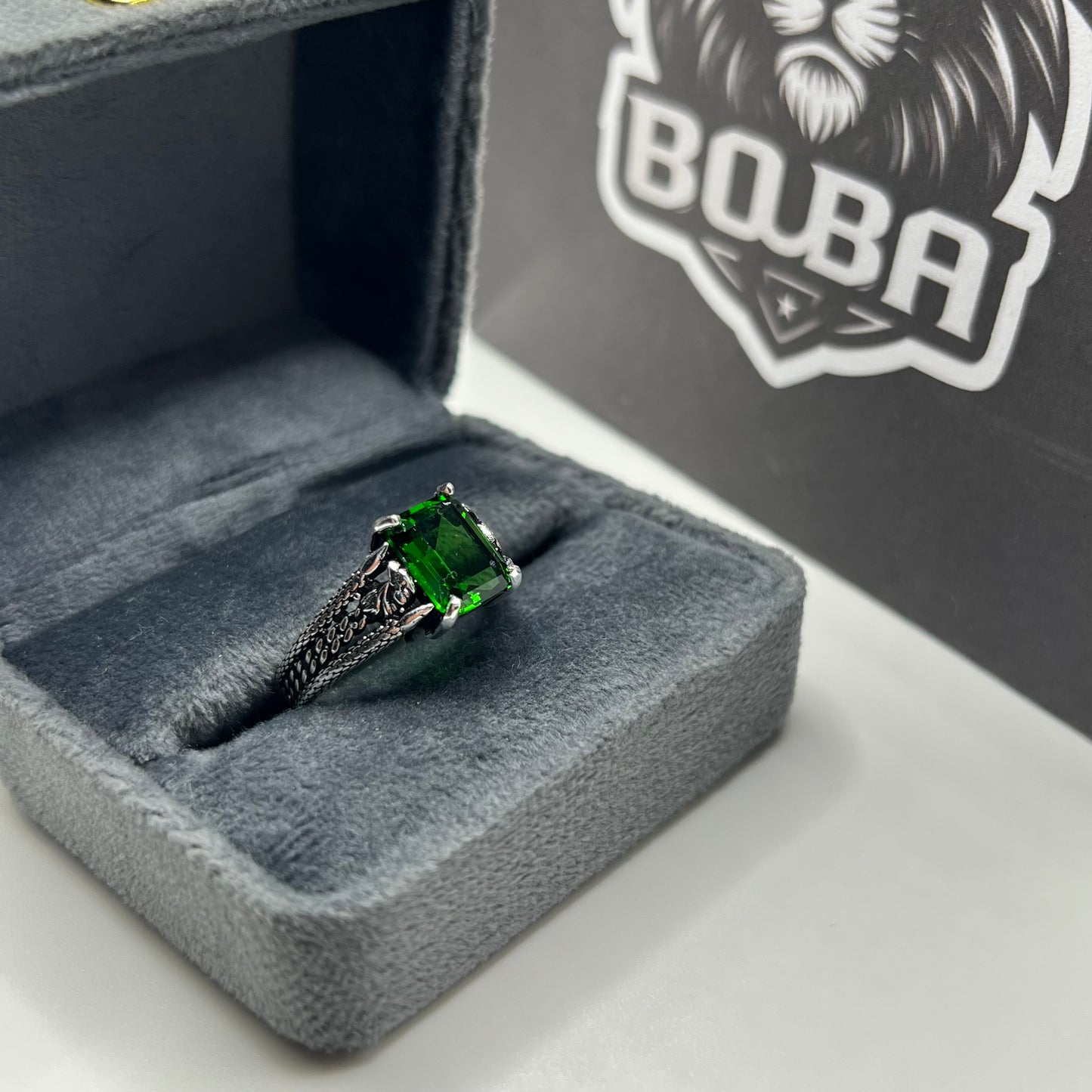 Bague eagle green