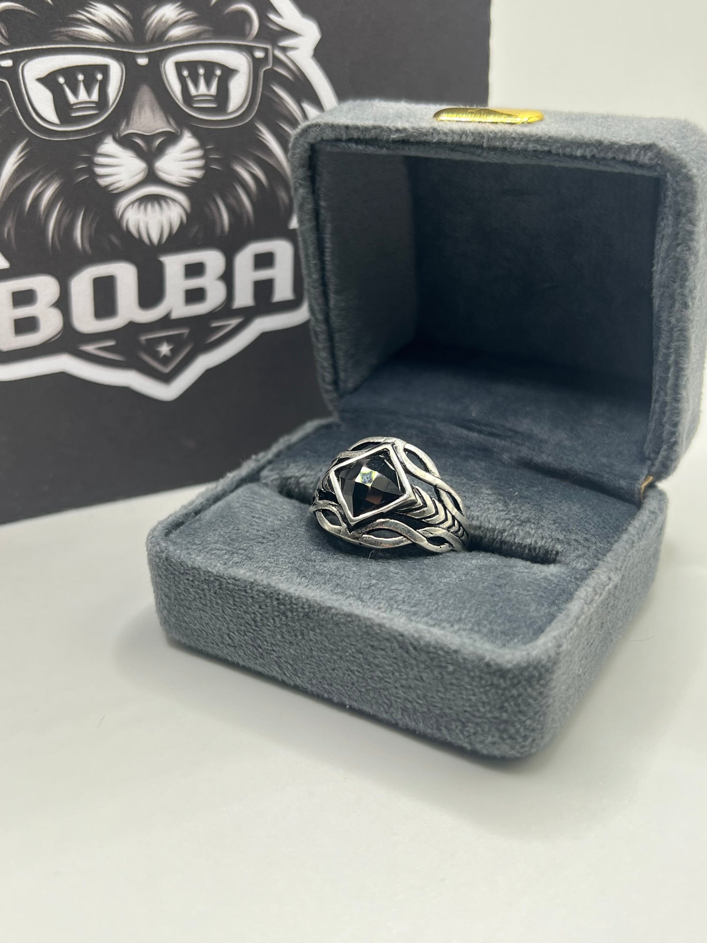 Bague black crown
