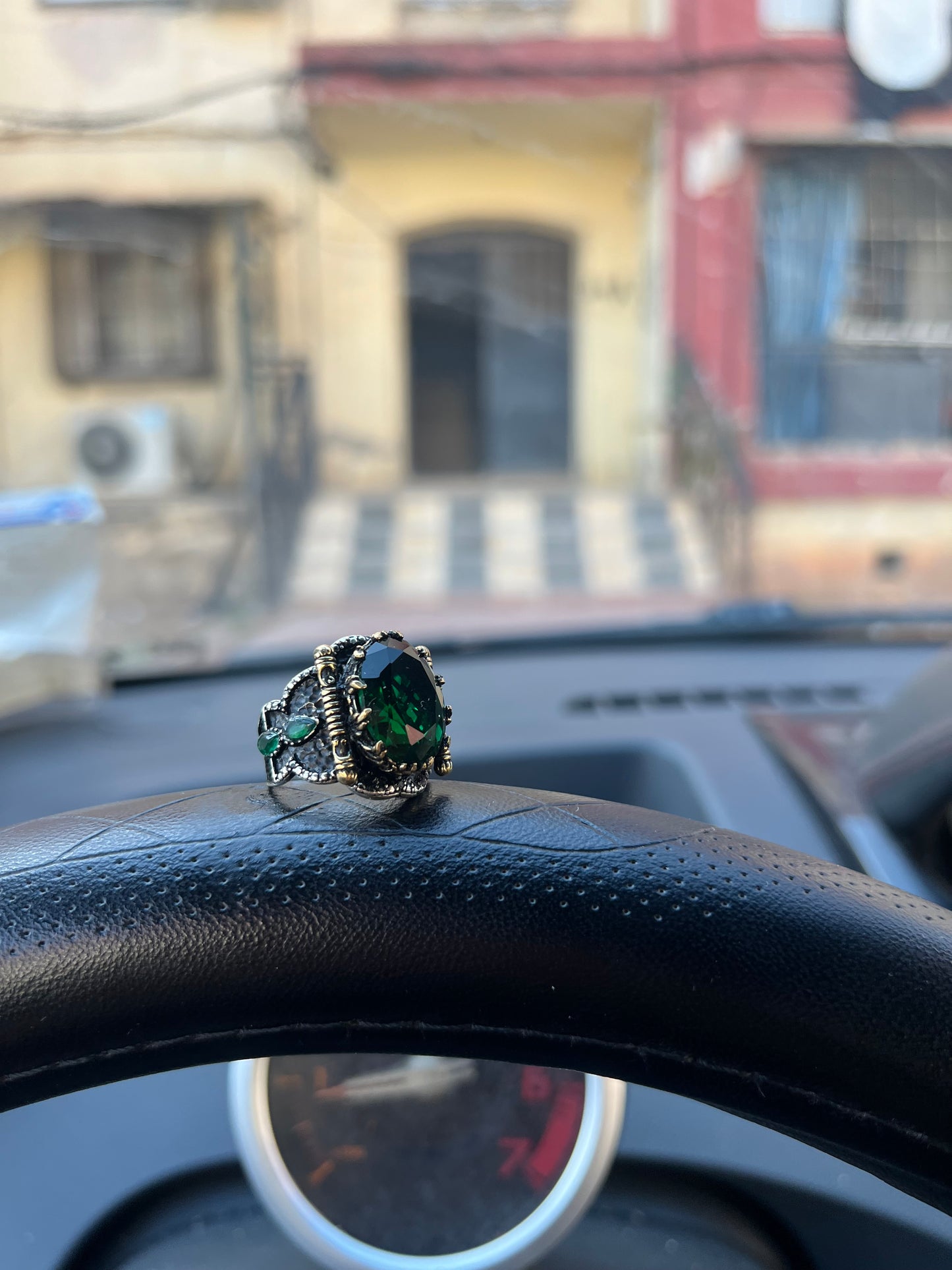 Bague gladiateur green