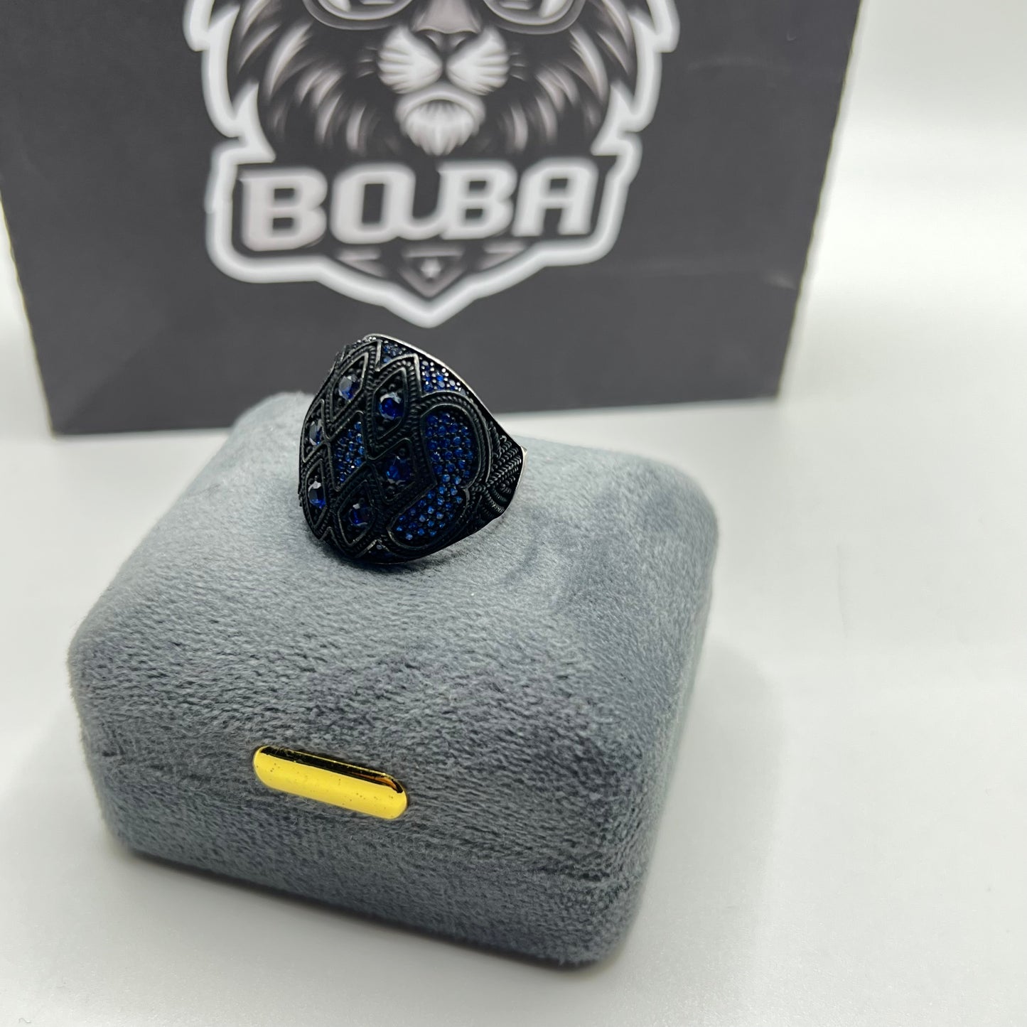 Bague blue garden