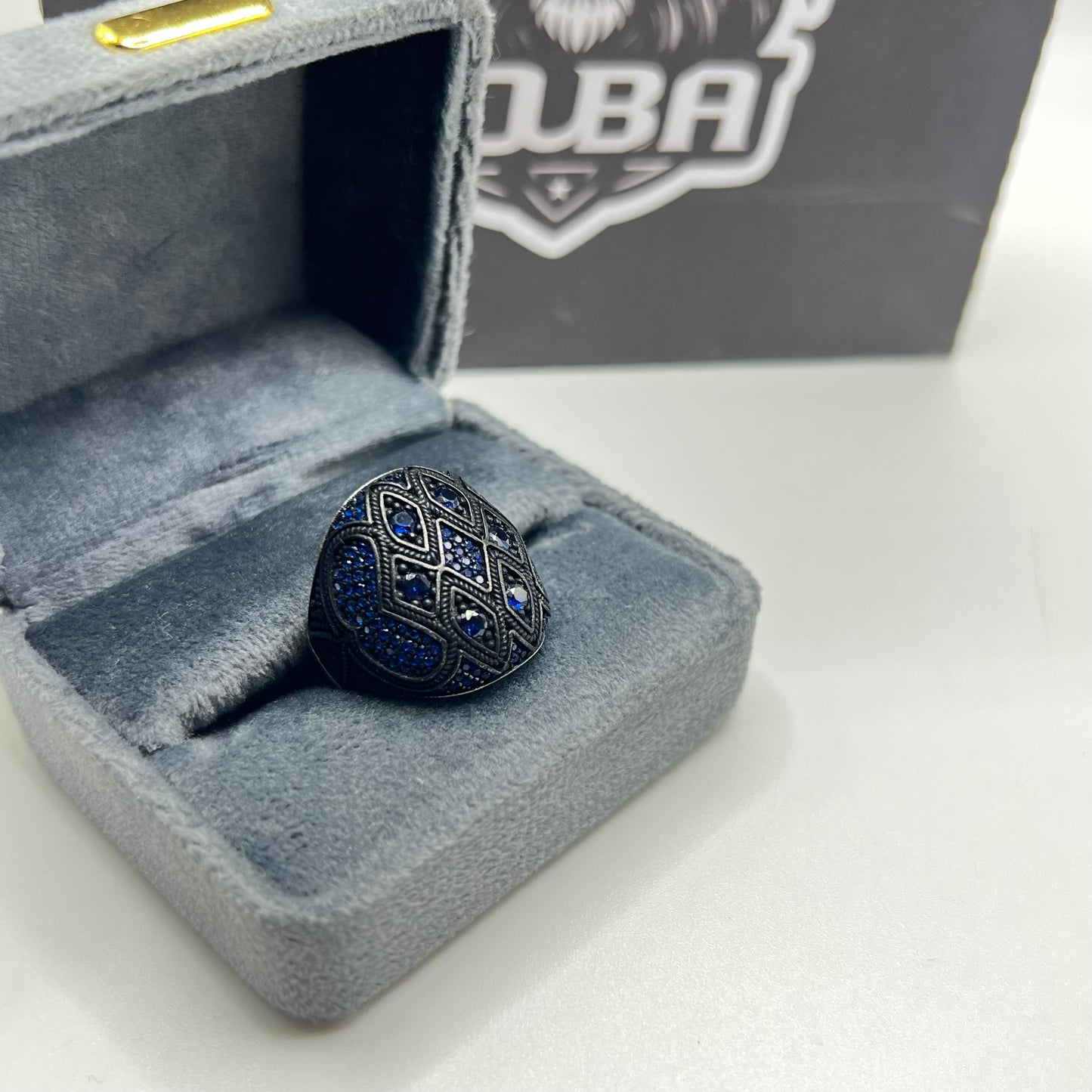 Bague blue garden